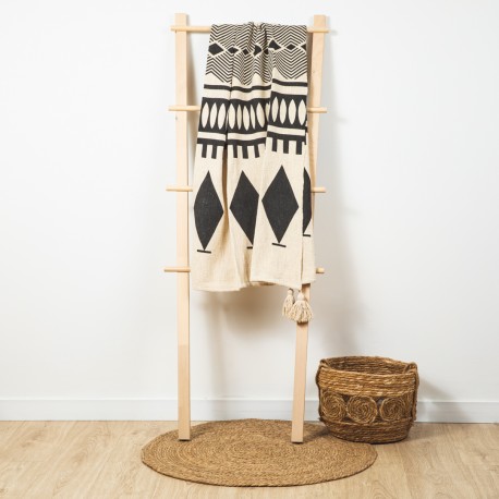 Plaid algodão Fauno