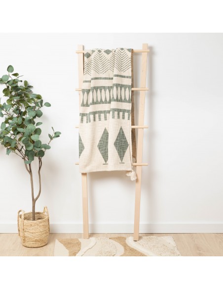 Plaid algodão Fauno