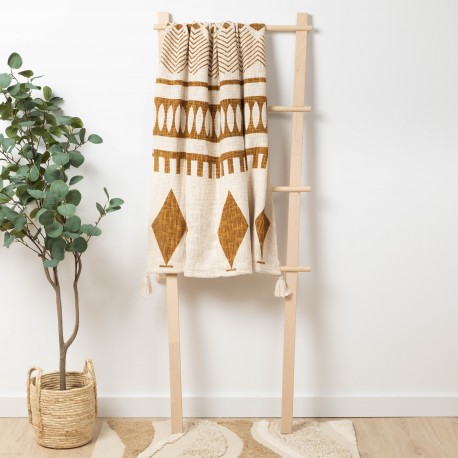 Plaid algodão Fauno