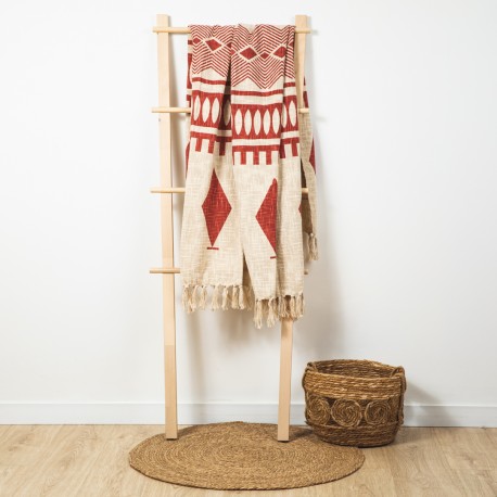 Plaid algodão Fauno