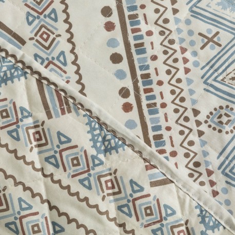 Colcha bouti Iker azul indigo