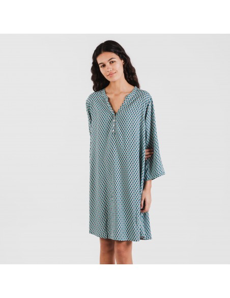 Túnica viscosa Dueña azul Túnica viscosa Dueña azul