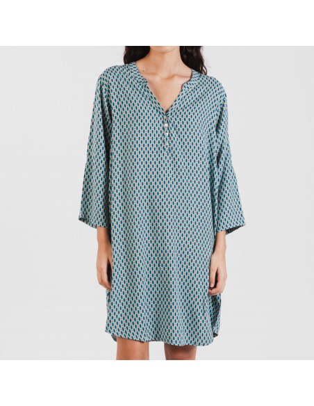 Túnica viscosa Dueña azul Túnica viscosa Dueña azul