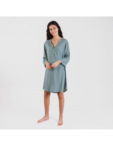 Túnica viscosa Dueña azul Túnica viscosa Dueña azul