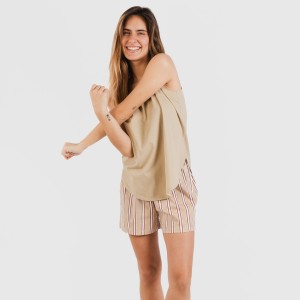 Pijama curto algodão Raya Ico arena 2