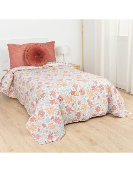 Colcha bouti Camelia acuarela