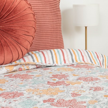 Colcha bouti Camelia acuarela