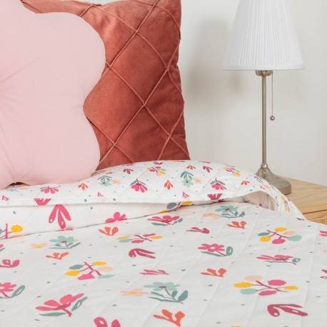 Colcha bouti Clara rosa