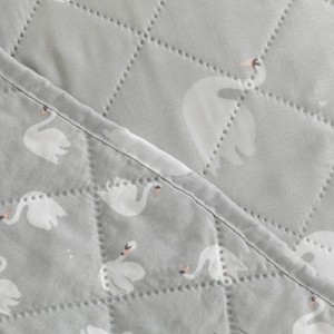 Colcha bouti Swan cinza 2