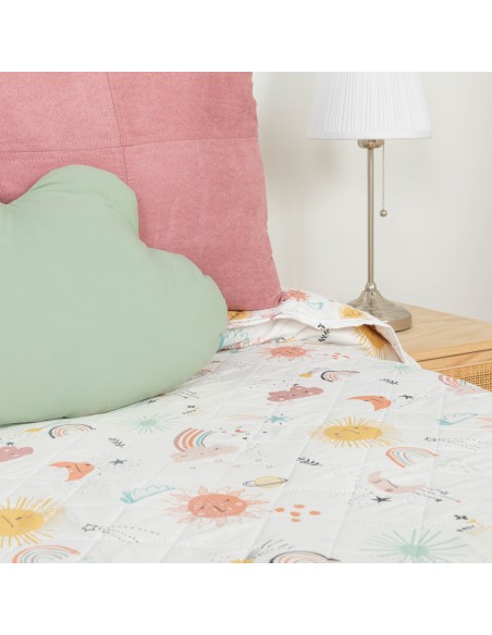 Colcha bouti Vilena mostarda