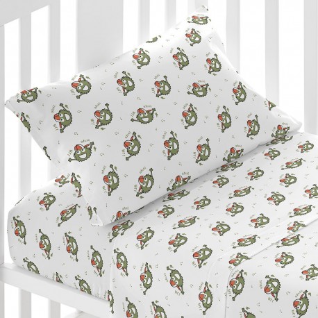 Jogo de lençóis algodão Rafiliki cama bebé