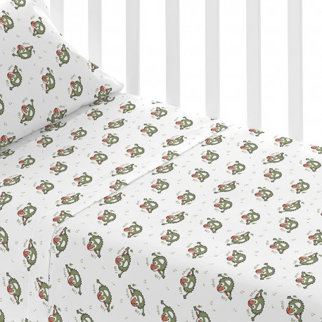 Jogo de lençóis algodão Rafiliki cama bebé