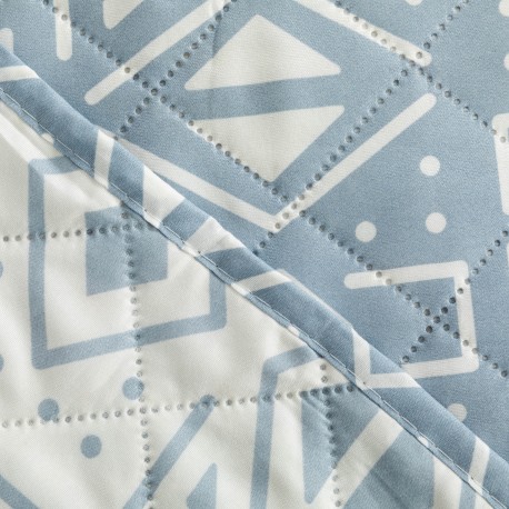 Colcha bouti Tiber azul indigo