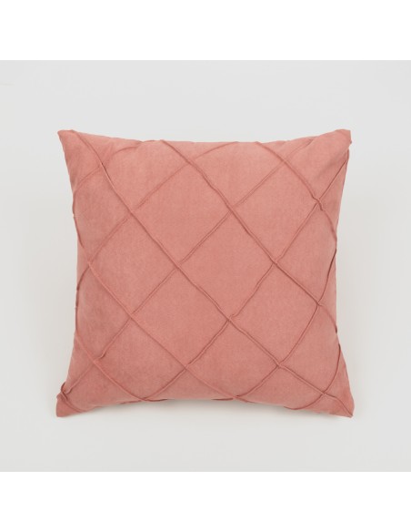 Almofada New Rombo camurça Ante lisa 50x50cm Almofada New Rombo camurça Ante lisa 50x50cm