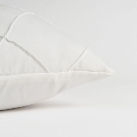 Almofada retangula 30x50 New Rombo camurça Ante lisa