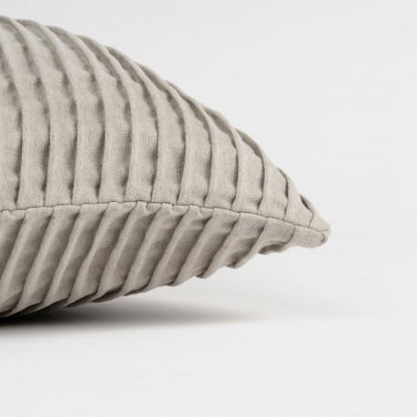 Almofada New Ondas camurça Ante lisa 50x50cm