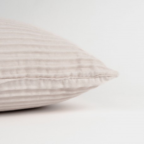 Almofada New Ondas camurça Ante lisa 50x50cm