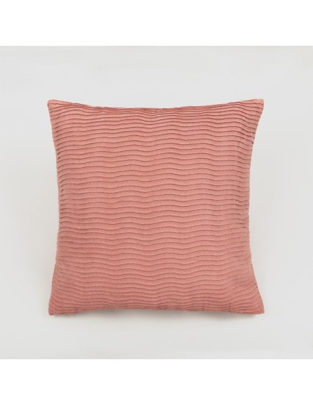 Almofada New Ondas camurça Ante lisa 50x50cm Almofada New Ondas camurça Ante lisa 50x50cm
