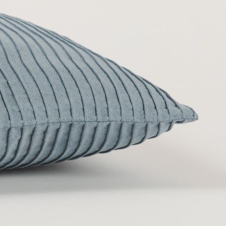 Almofada retangula 30x50 New Ondas camurça Ante lisa