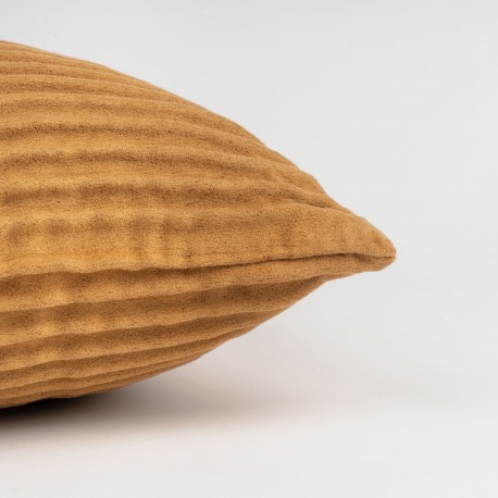 Almofada retangula 30x50 New Ondas camurça Ante lisa