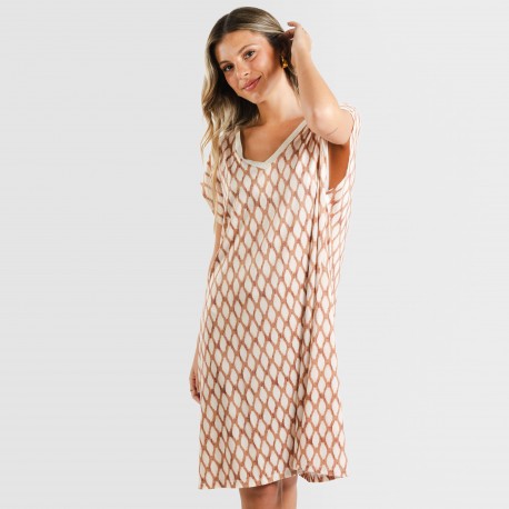 Vestido curto manga fluída soft Orlando arena