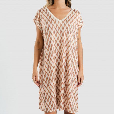 Vestido curto manga fluída soft Orlando arena