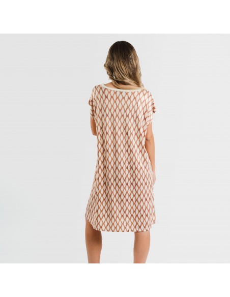 Vestido curto manga fluída soft Orlando arena