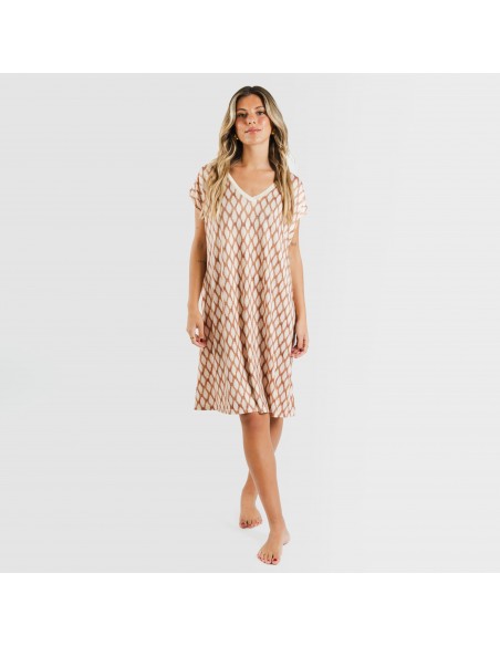 Vestido curto manga fluída soft Orlando arena