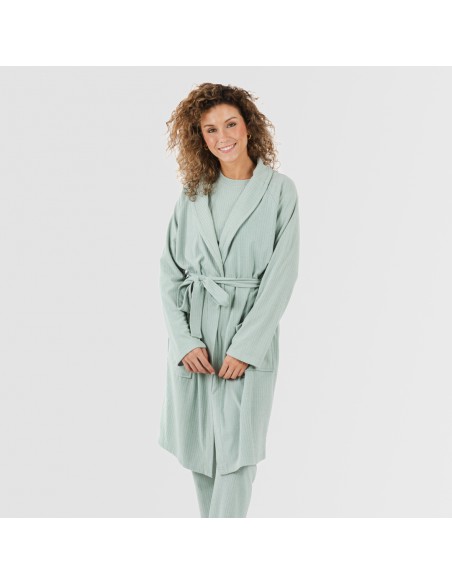 Roupão canelado Raya ancha Roupão canelado Raya ancha