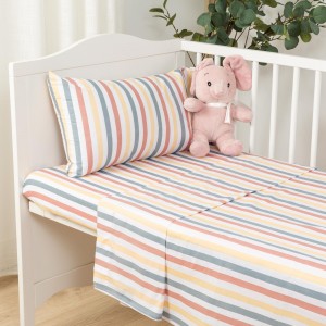 Jogo de lençóis algodão Raya Laia cama bebé