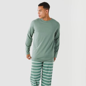 Pijama algodão homem Raya Sailor verde francês 2