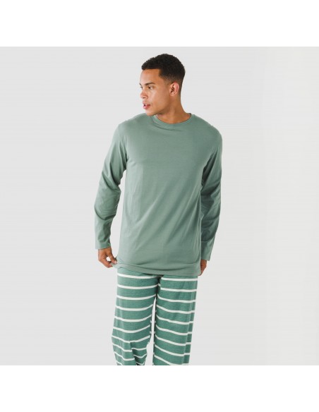 Pijama algodão homem Raya Sailor verde francês