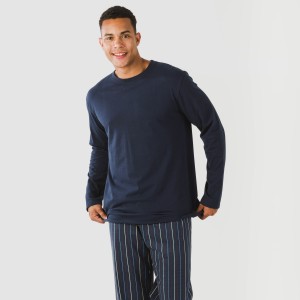 Pijama algodão homem Raya San Luis azul marinho