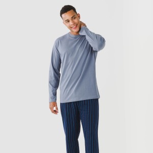 Pijama algodão homem Raya Mortiz azul indigo