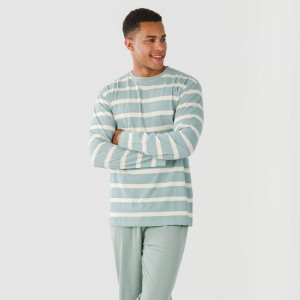 Pijama algodão homem Raya Arellano verde água