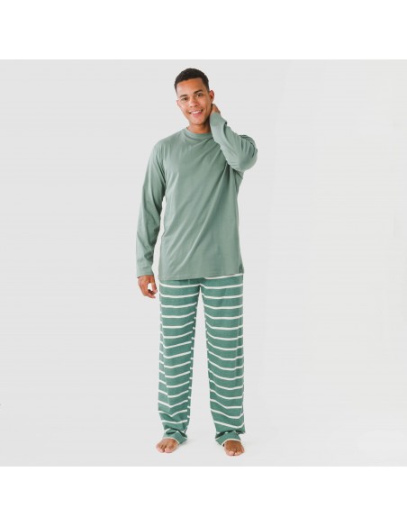Pijama algodão homem Raya Sailor verde francês