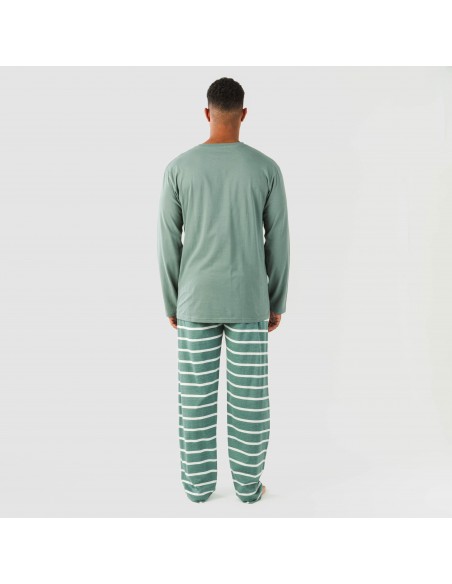Pijama algodão homem Raya Sailor verde francês