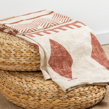 Plaid algodão Fauno