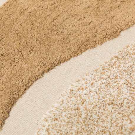 Tapete algodão Fremen natural