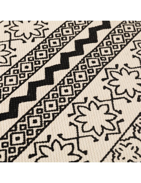 Tapete algodão Galatea branco - preto Tapete algodão Galatea branco - preto