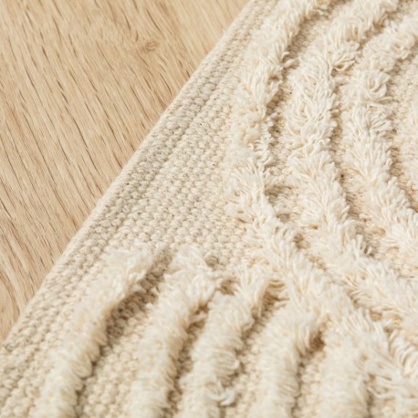 Tapete algodão Zafra natural