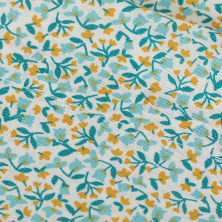 Jogo de lençóis algodão percal Uriva verde tiffany