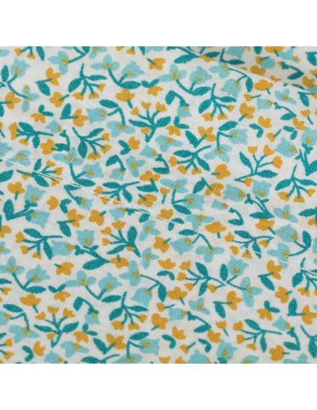 Jogo de lençóis algodão percal Uriva verde tiffany