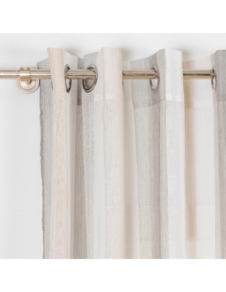Cortina Libia Raya Vertical cinza perla