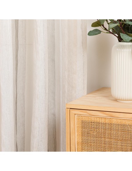 Cortina Libia Raya Vertical cinza perla