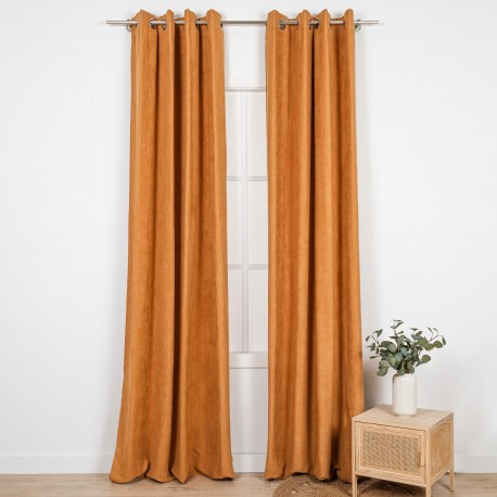 Cortina camurça Ante lisa