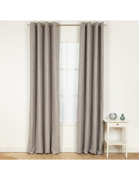 Cortina camurça Ante lisa