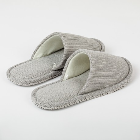 Chinelos canelados raya ancha lisos