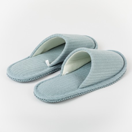 Chinelos canelados raya ancha lisos