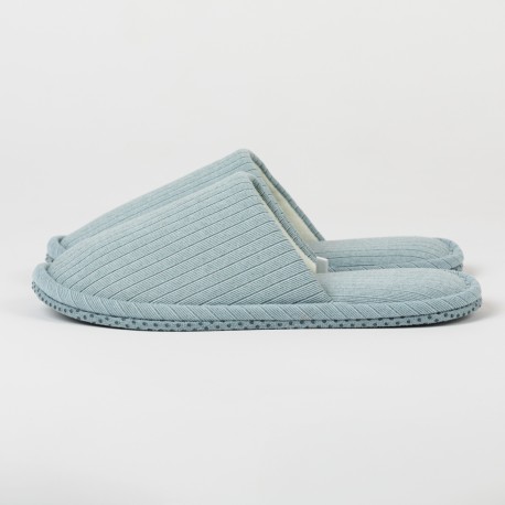 Chinelos canelados raya ancha lisos